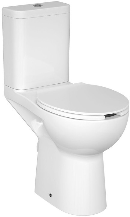 Cersanit K11-0221 - Toilettes à poser pour les personnes à mobilité réduite ETIUDA céramique/blanc
