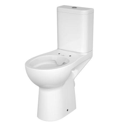 Cersanit K11-0221 - Toilettes à poser pour les personnes à mobilité réduite ETIUDA céramique/blanc