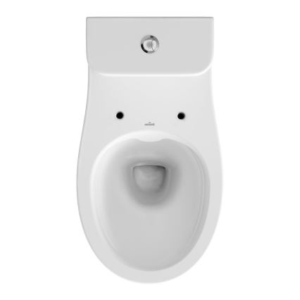 Cersanit K11-0221 - Toilettes à poser pour les personnes à mobilité réduite ETIUDA céramique/blanc