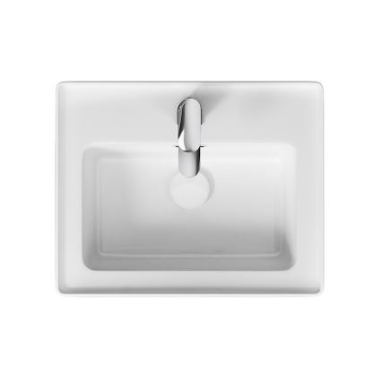 Cersanit K114-005 - Lavabo à poser sur plan/suspendu CREA 40x50,5 cm céramique/blanc brillant