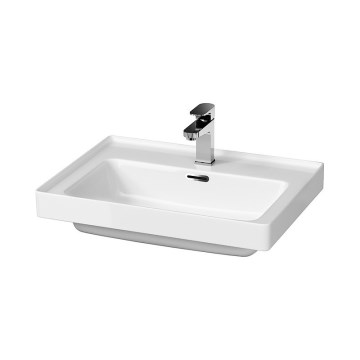 Cersanit K114-006 - Lavabo à encastrer CREA 44,5x60 cm céramique/blanc brillant