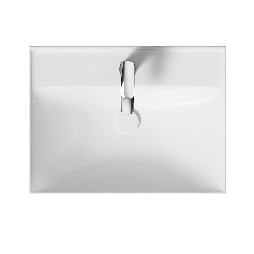 Cersanit K120-009 - Lavabo à encastrer LARGA 45,5x60,5 cm céramique/blanc brillant