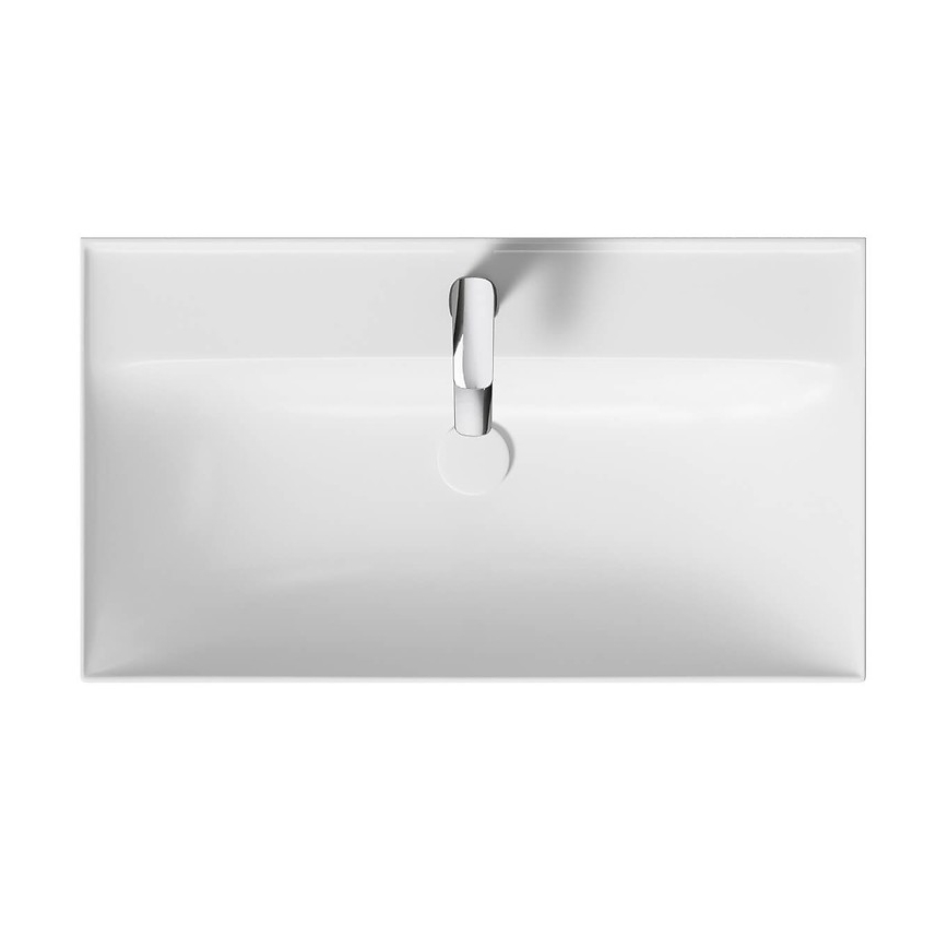 Cersanit K120-010 - Lavabo à encastrer LARGA 46x80,5 cm céramique/blanc brillant