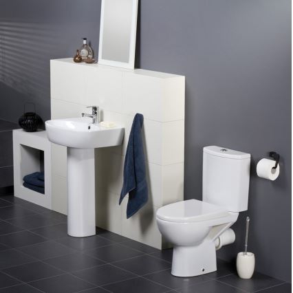 Cersanit K27-062 - Toilettes à poser PARVA céramique/blanc
