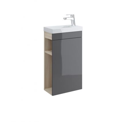 Cersanit K32-001-BOX - Lavabo à poser/suspendu COMO 22x40 cm céramique/blanc brillant