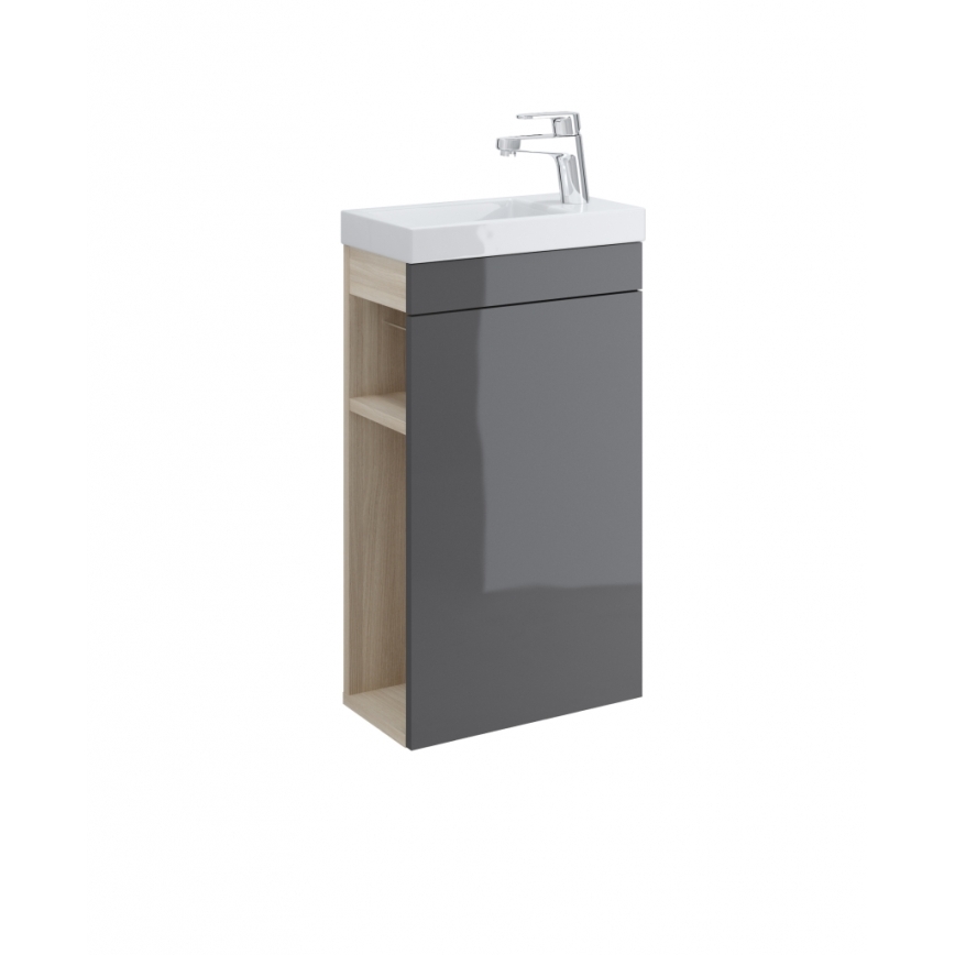 Cersanit K32-001-BOX - Lavabo à poser/suspendu COMO 22x40 cm céramique/blanc brillant