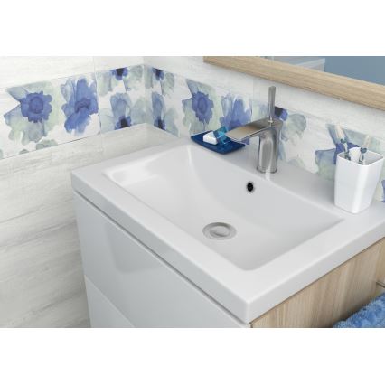 Cersanit K32-002-BOX - Lavabo encastré COMO 40x50 cm céramique/blanc brillant