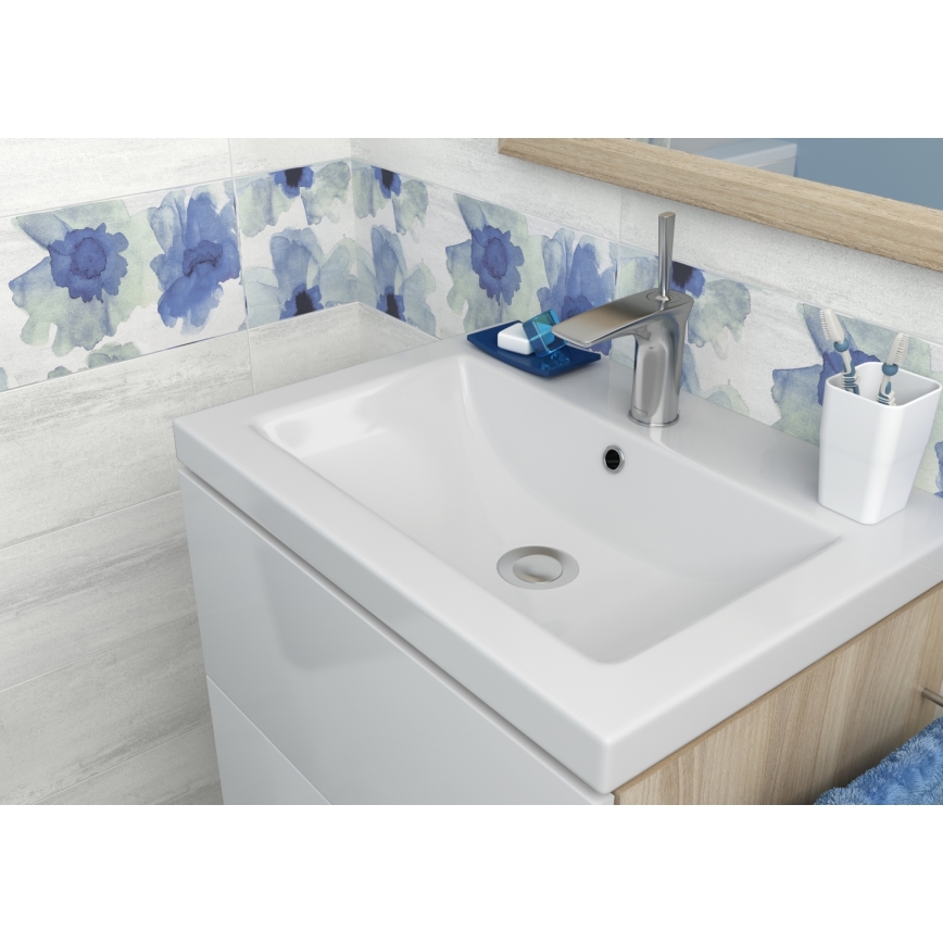 Cersanit K32-002-BOX - Lavabo encastré COMO 40x50 cm céramique/blanc brillant