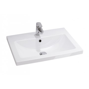 Cersanit K32-003-BOX - Lavabo à poser/à suspendre COMO 45x60 cm céramique/blanc brillant