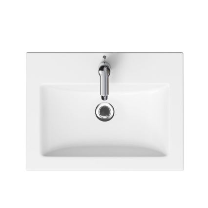 Cersanit K32-003-BOX - Lavabo à poser/à suspendre COMO 45x60 cm céramique/blanc brillant