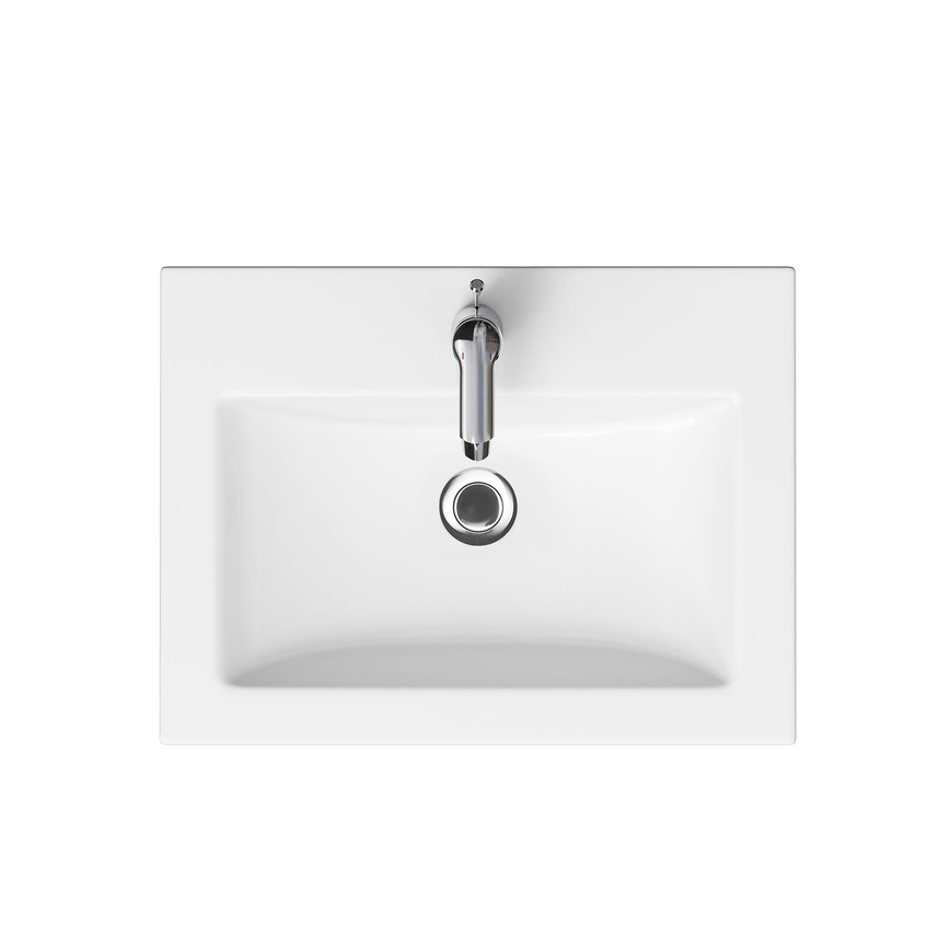 Cersanit K32-003-BOX - Lavabo à poser/à suspendre COMO 45x60 cm céramique/blanc brillant