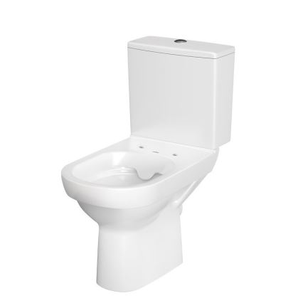 Cersanit K35-037 - Toilette sur pied avec un abattant CITY céramique/blanc