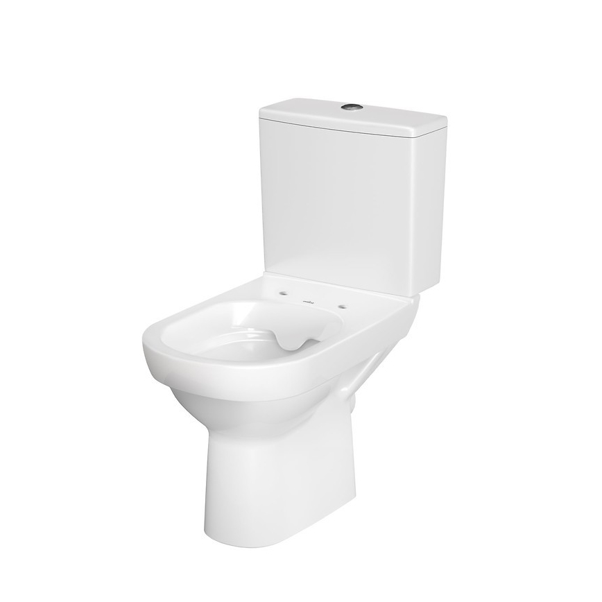 Cersanit K35-037 - Toilette sur pied avec un abattant CITY céramique/blanc