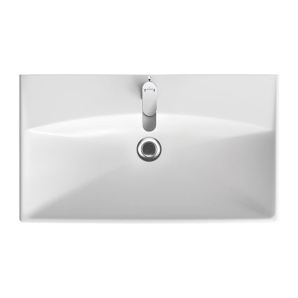 Cersanit K35-061 - Lavabo à encastrer CITY 45,5x80,5 cm céramique/blanc brillant