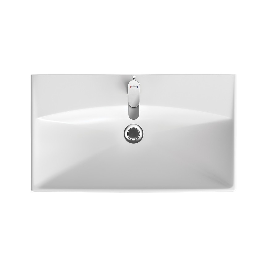Cersanit K35-061 - Lavabo à encastrer CITY 45,5x80,5 cm céramique/blanc brillant