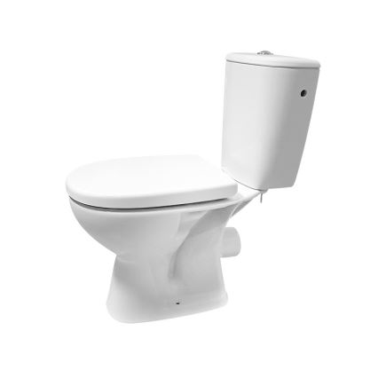 Cersanit K667-052 - Toilette sur pied avec un abattant ARTECO céramique/blanc