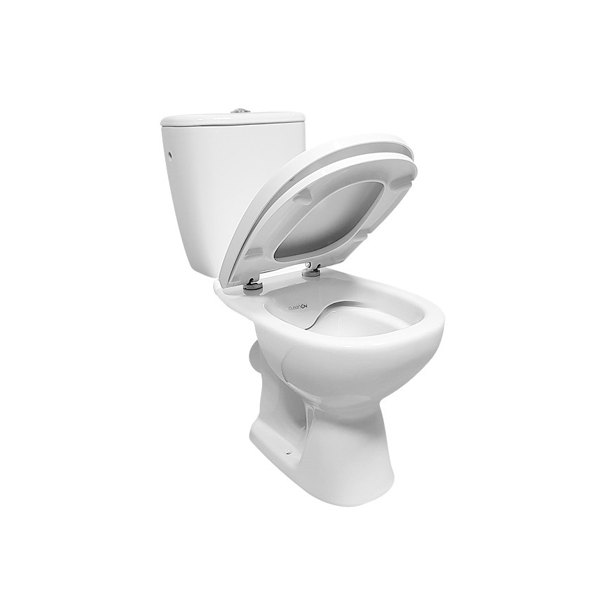 Cersanit K667-052 - Toilette sur pied avec un abattant ARTECO céramique/blanc