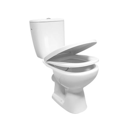 Cersanit K667-052 - Toilette sur pied avec un abattant ARTECO céramique/blanc