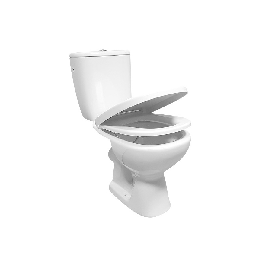Cersanit K667-052 - Toilette sur pied avec un abattant ARTECO céramique/blanc