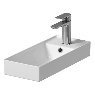 Cersanit K677-005 - Vasque à poser LARGA 22x50 cm céramique/blanc brillant