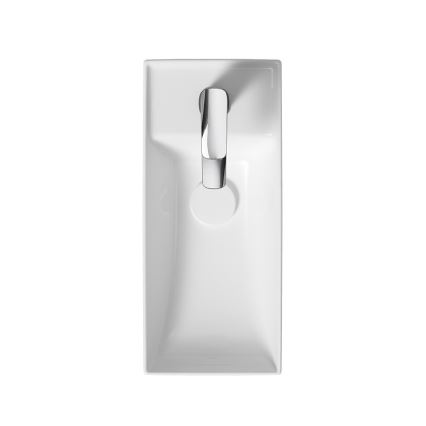 Cersanit K677-005 - Vasque à poser LARGA 22x50 cm céramique/blanc brillant