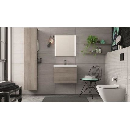 Cersanit K701-104 - Toilettes suspendues avec abattant CITY OVAL céramique/blanc