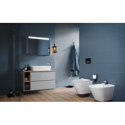 Cersanit K701-104 - WC suspendu avec abattant CITY OVAL céramique/blanc