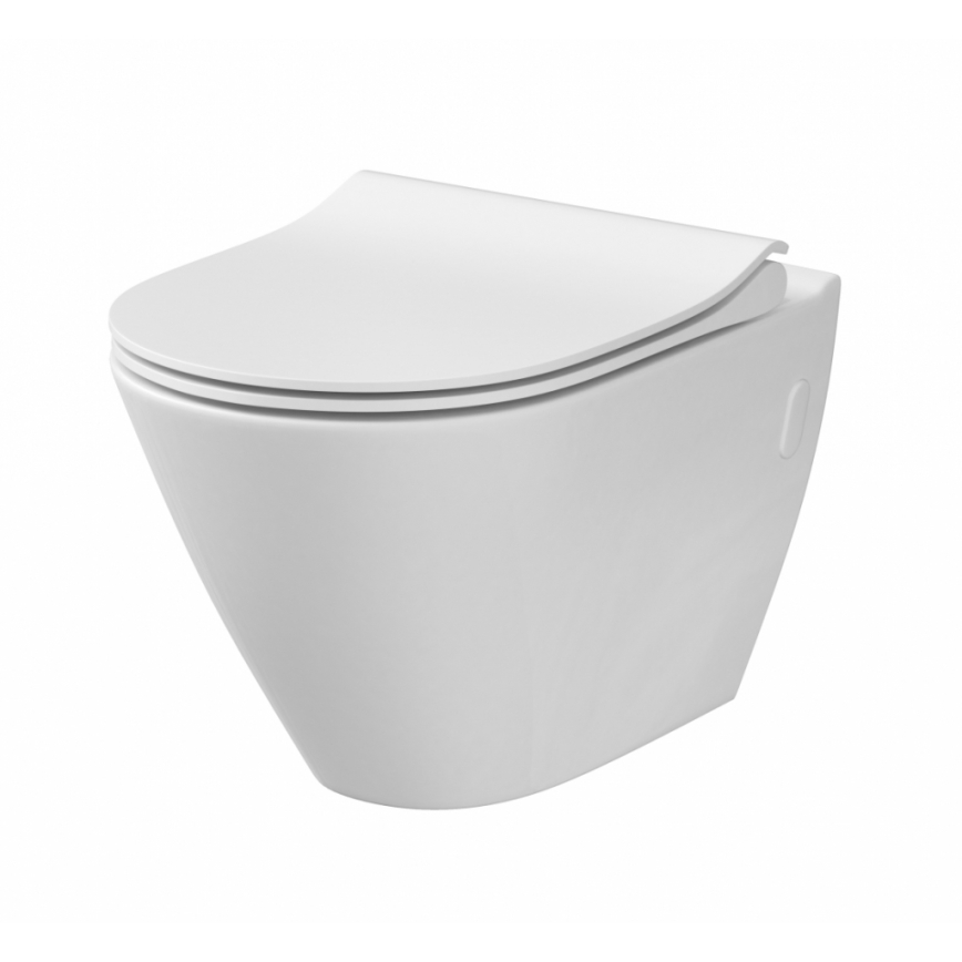Cersanit K98-0146 - Abattant de toilettes CITY OVAL SoftClose blanc
