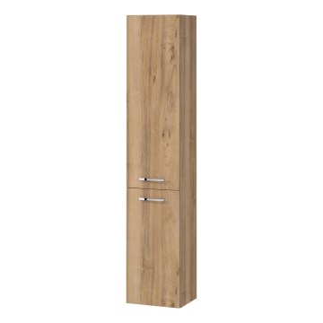 Cersanit S1003-001 - Meuble de salle de bains suspendu NIKO 140x30 cm, finition noyer