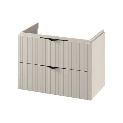 Cersanit S1015-003 - Meuble de salle de bains suspendu sous-vasque TIRSO 80x55x45 cm beige