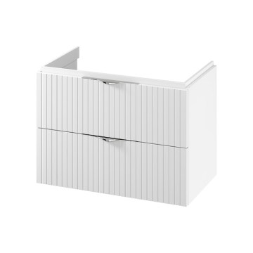 Cersanit S1015-004 - Meuble sous-vasque suspendu TIRSO 80x55x45 cm blanc