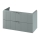 Cersanit S1015-012 - Meuble sous-vasque suspendu TIRSO 100x55x45 cm, coloris menthe
