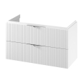 Cersanit S1015-014  - Meuble suspendu sous-vasque TIRSO 100x45 cm blanc