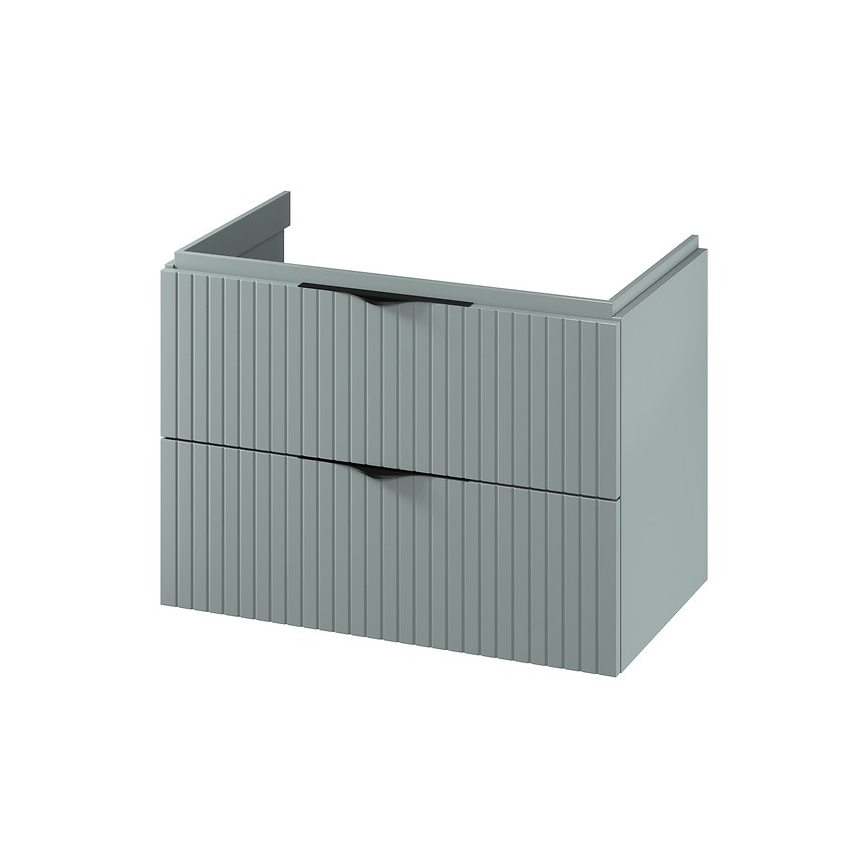 Cersanit S1017-001 - Meuble sous-vasque suspendu TIRSO 80x55x45 cm vert menthe