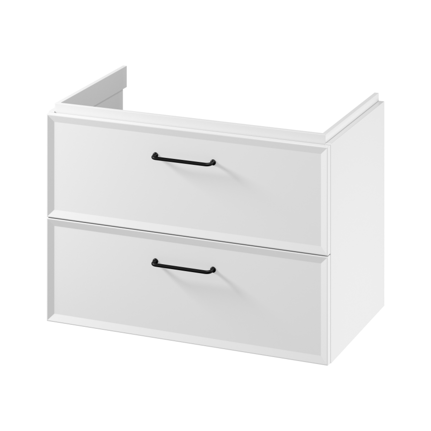 Cersanit S1021-004 - Meuble sous-vasque suspendu MILLE 80 x 45 cm blanc