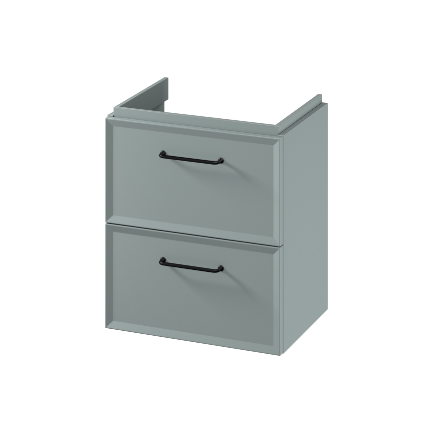 Cersanit S1021-007 - Meuble sous-vasque suspendu MILLE SLIM 50x35 cm menthe