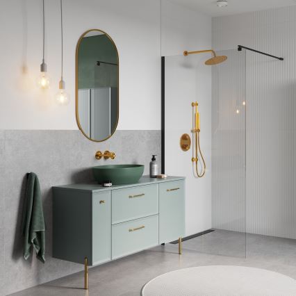 Cersanit S1022-008 - Meuble mural de salle de bains MILLE 20 x 45 cm vert menthe