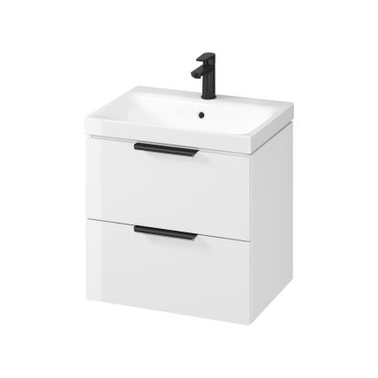 Cersanit S598-046-DSM - Meuble sous-lavabo suspendu MALIKA 60 x 45 cm blanc
