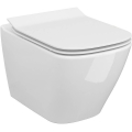 Cersanit S701-405 - WC suspendu avec abattant CITY SQUARE, céramique/blanche