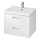Cersanit S801-142-DSM - Meuble de salle de bains suspendu avec lavabo LARA CITY 60 x 45 cm blanc