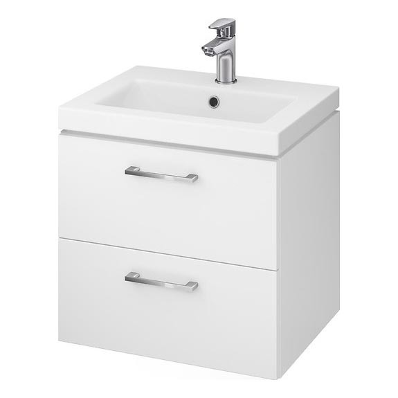 Cersanit S801-146-DSM - Armoire suspendue pour salle de bains avec vasque ELIS 46x50 cm blanc