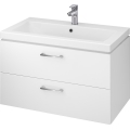 Cersanit S801-149-DSM - Armoire suspendue pour salle de bains avec vasque ELODY 46x80 cm blanc