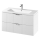Cersanit S801-542 - Meuble de salle de bains suspendu avec lavabo TIRSO 100x45 cm, blanc