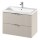 Cersanit S801-543 - Meuble de salle de bains suspendu avec lavabo TIRSO 80x45 cm beige
