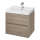 Cersanit S924-008 - Meuble sous-vasque suspendu CREA, 60 x 54 x 45 cm, finition chêne