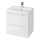 Cersanit S929-010 - Meuble suspendu pour vasque de salle de bains MEDDIE 57x59,5 cm blanc brillant