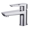 Cersanit S951-045 - Robinet de lavabo MILLE 13,4 cm chrome brillant + bonde