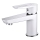 Cersanit S951-047 - Robinet de lavabo MILLE 13,4 cm blanc + bonde