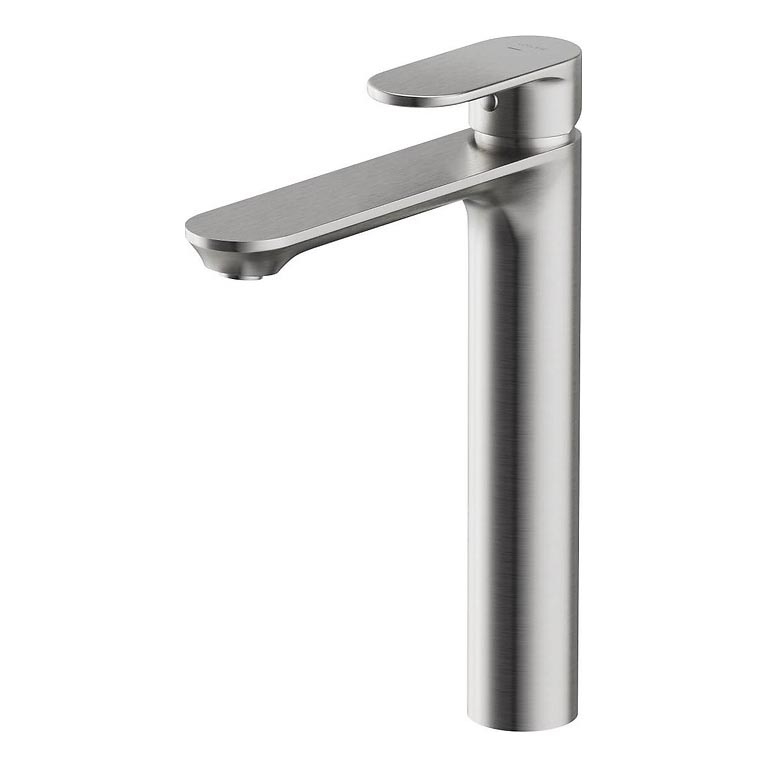 Cersanit S951-335 - Robinet de lavabo CREA 27,4 cm nickel
