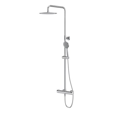 Cersanit S951-340 - Ensemble de douche avec mitigeur thermostatique CITY chrome brillant